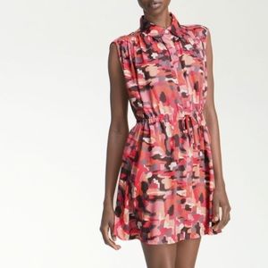 Thakoon Addition Silk Camouflage Shirt Dress!